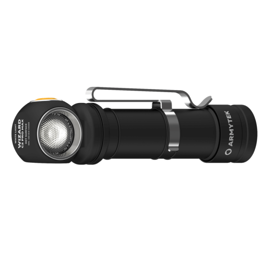 Wizard C2 Pro Max Magnet USB White, latarka czołowa, Armytek 4000 lm